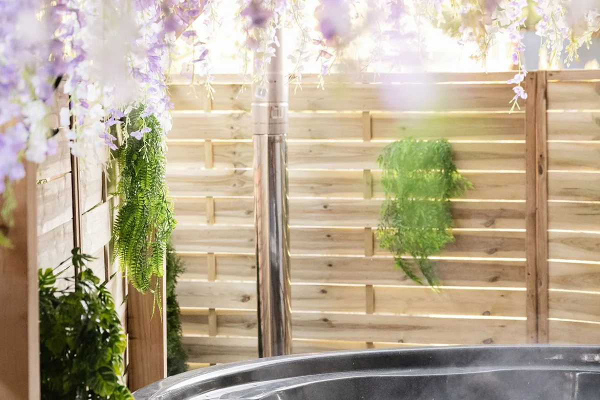 Prywatne jacuzzi przy apartamencie